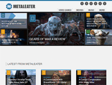 Tablet Screenshot of metaleater.com